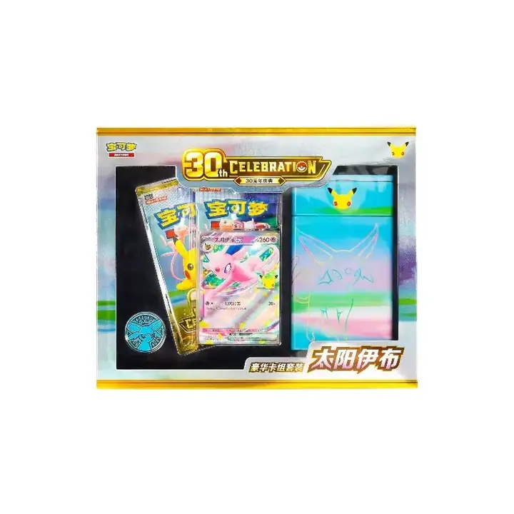 30th Celebration Espeon Deluxe Deck Set — catalog photograph